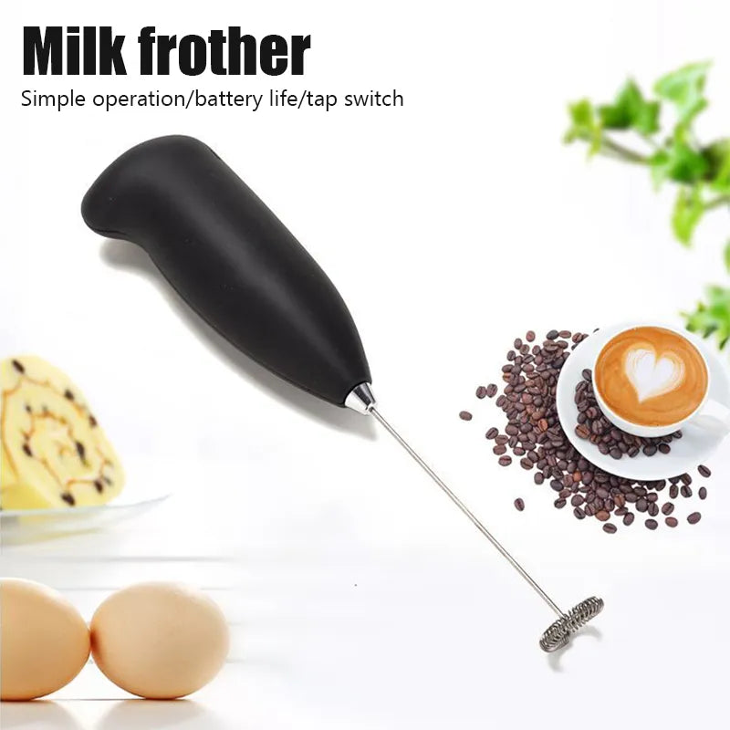 Batedor de leite portátil, misturador elétrico de café, batedor de ovos, cappuccino, mini mixer portátil, batedor para cozinha