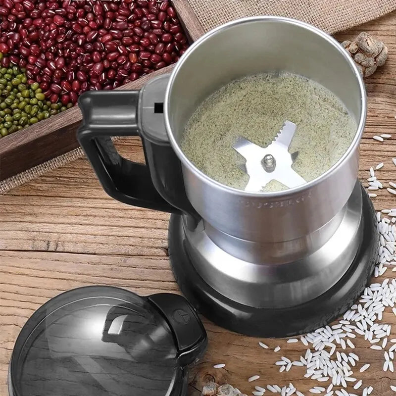 Moedor de café elétrico de alta potência cozinha cereais nozes grãos especiarias, aparelho moedor multifuncional