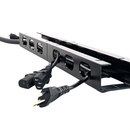 Organizador de Cabos e Fios CableFix™ - Guia de Cabos com Canaleta Adesiva para Instalação embaixo da Mesa