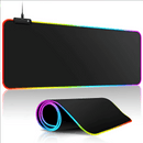 Mouse Pad Gamer Profissional 80x30cm - LED RGB 7 Cores, Superfície Speed e Base Antiderrapante