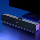 Mini Soundbar P2 - 6W RMS, Bluetooth 5.0, 38cm para TV/PC/Notebook