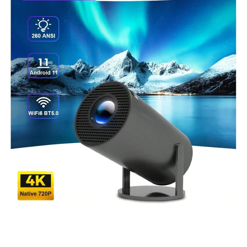 Projetor 4K Magcubic - 150" WiFi/Bluetooth HDMI, TV Box, Celular, PC, PS/Xbox Bivolt