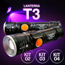 Lanterna UV LED Ultravioleta 395nm - Detecta Notas Falsas, Resíduos, Urina e Insetos - Luz Negra Roxa Portátil (Bateria Inclusa)