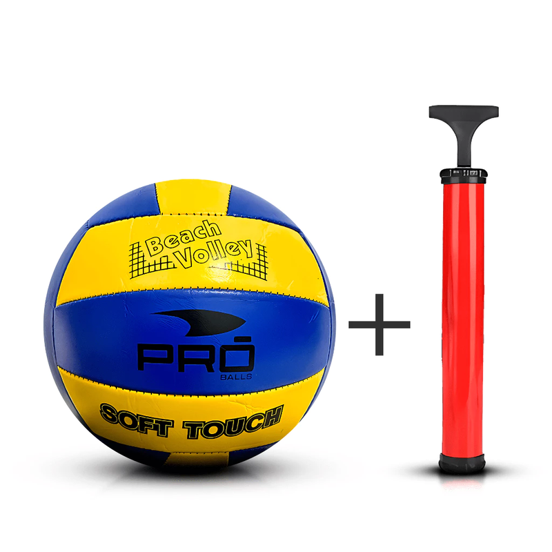 Bola de Vôlei Soft Touch Tamanho 5 - Ideal para Quadra e Praia