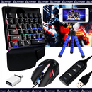 Kit Completo Gamer Mobilador Evolut™ Teclado One Hand com Mouse