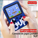 Mini Video Game Sup Game Box – 400 Jogos Clássicos na Palma da Mão! Diversão nostálgica para 1 ou 2 jogadores