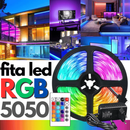 Fita LED IP65 RGB Gamer – 5m/10m/15m à Prova D’Água Com Fonte