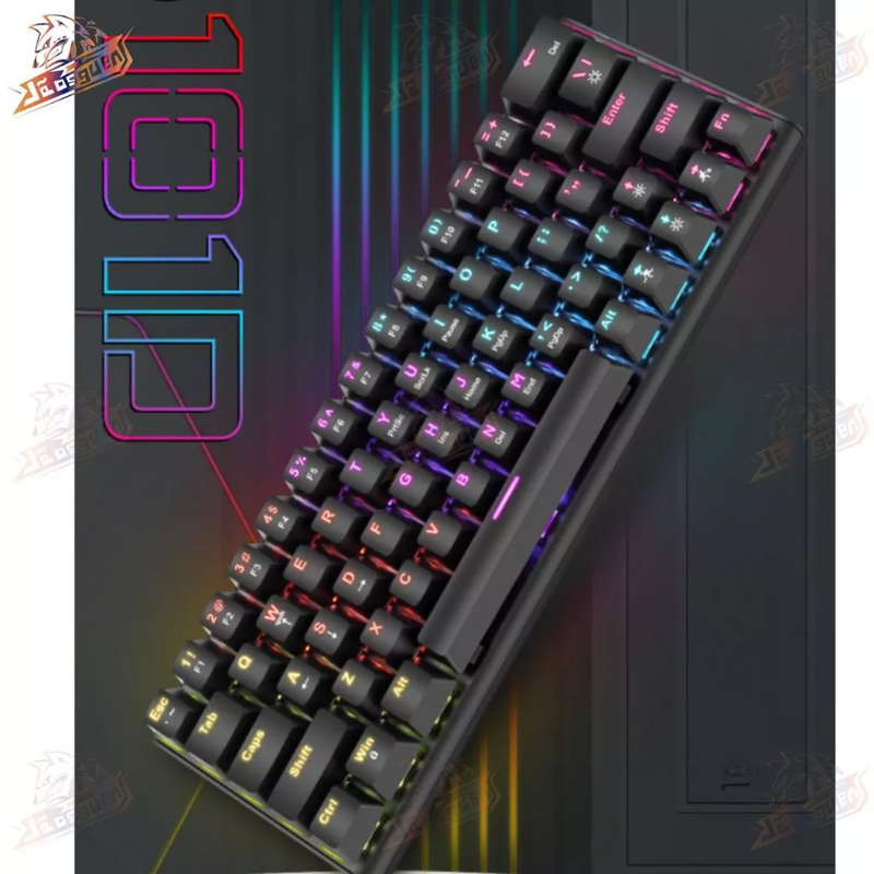 Teclado Mecânico Compacto 63 Teclas ABNT2 - Switch Mecânico e Design Slim