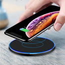 Carregador Sem Fio 15W - Carregamento Rápido Qi-Certificado para iPhone, Samsung e Android