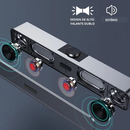 Mini Soundbar P2 - 6W RMS, Bluetooth 5.0, 38cm para TV/PC/Notebook