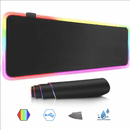 Mouse Pad Gamer Profissional 80x30cm - LED RGB 7 Cores, Superfície Speed e Base Antiderrapante
