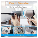 Aspirador e Soprador Portátil 5 em 1 - 1200W, Bateria Recarregável e Acessórios