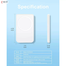 Carregador Portátil sem Fio 5000mAh - Compatível com MagSafe (iPhone) e Qi (Android) - Bateria Externa com Indução e USB-C