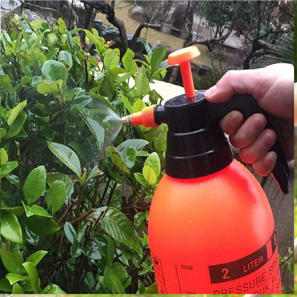 Pulverizador Borrifador Spray Multiuso de Alta Pressão - PowerSpray™ - Capacidade de 2 Litros com Trava de Segurança para Jardinagem