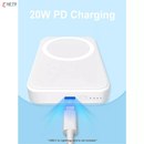 Carregador Portátil sem Fio 5000mAh - Compatível com MagSafe (iPhone) e Qi (Android) - Bateria Externa com Indução e USB-C