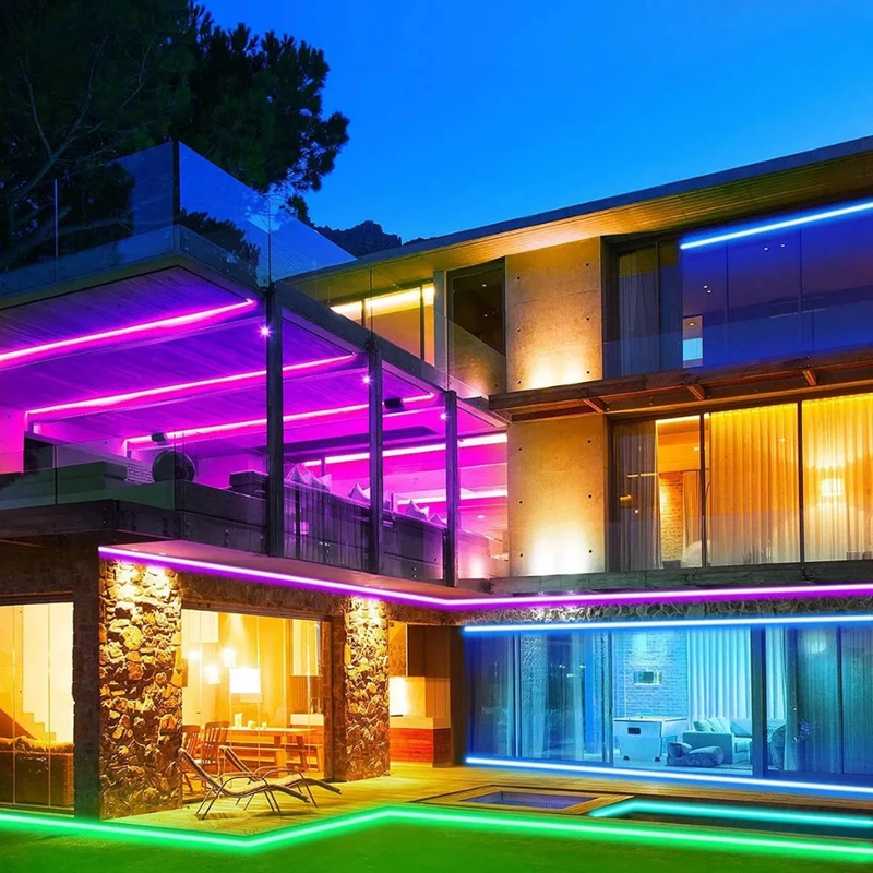 Fita LED IP65 RGB Gamer – 5m/10m/15m à Prova D’Água Com Fonte