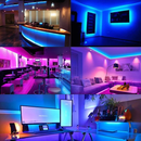 Fita LED IP65 RGB Gamer – 5m/10m/15m à Prova D’Água Com Fonte