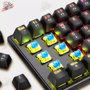 Teclado Mecânico Compacto 63 Teclas ABNT2 - Switch Mecânico e Design Slim