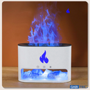 Difusor de Aromas 500ml com Umidificador Ultrassônico - Luz LED 7 Cores e Timer - Para Óleos Essenciais