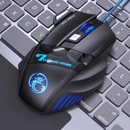 Mouse Gamer Profissional X7 - 3200DPI Ajustável, 7 Botões Programáveis, RGB e Design Ergonômico (Original)