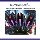 Kit Completo Gamer Mobilador Evolut™ Teclado One Hand com Mouse