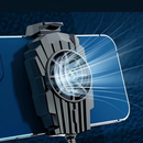 Cooler para Celular Gamer – Dissipador de Calor com LED, Ventoinha Silenciosa e Ajuste de RPM