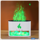 Difusor de Aromas 500ml com Umidificador Ultrassônico - Luz LED 7 Cores e Timer - Para Óleos Essenciais