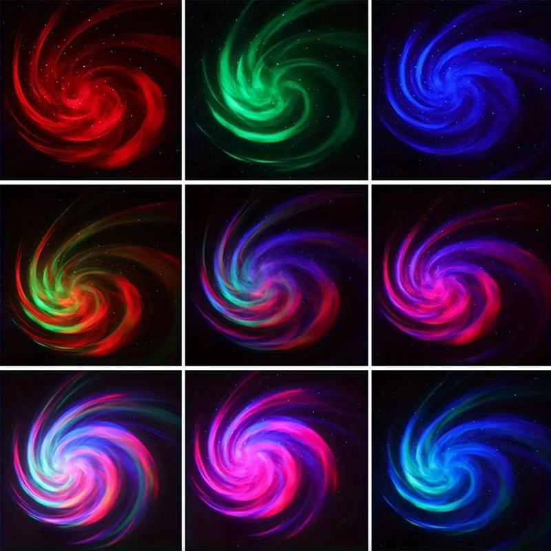 Projetor 4K Aurora Galaxy  - 14 Cores Calmantes, Efeito Northern Lights + Starry Sky