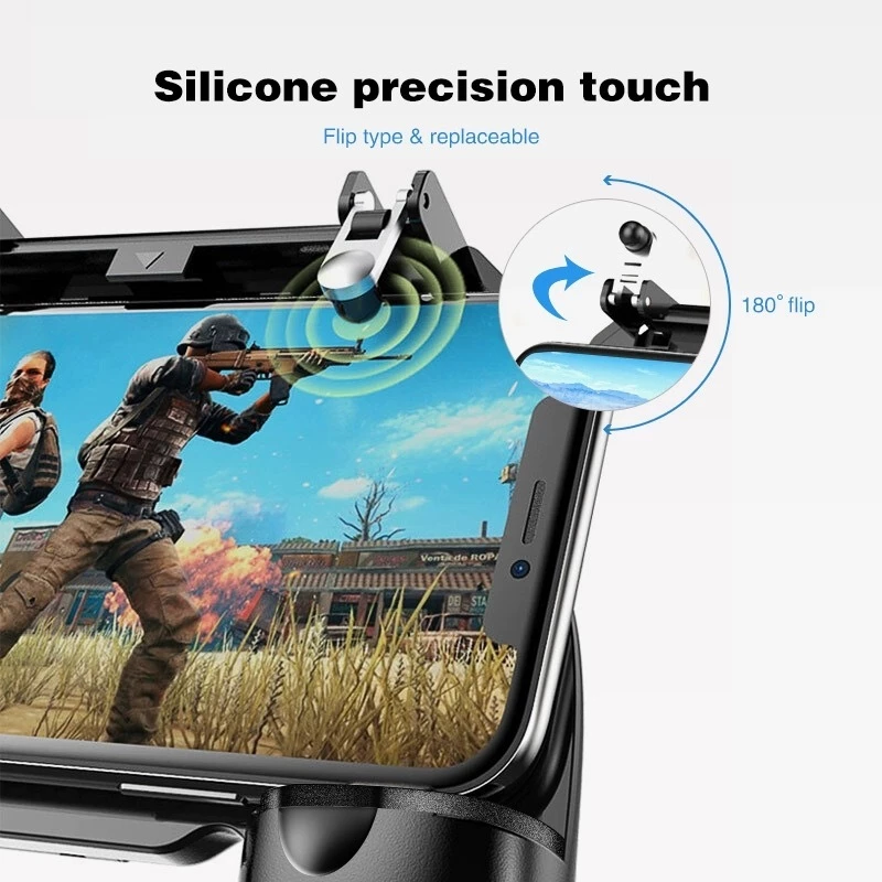 Gamepad Profissional para Celular com Cooler e Gatilhos – Bateria 2000mAh, Bluetooth 5.0, Android/iOS