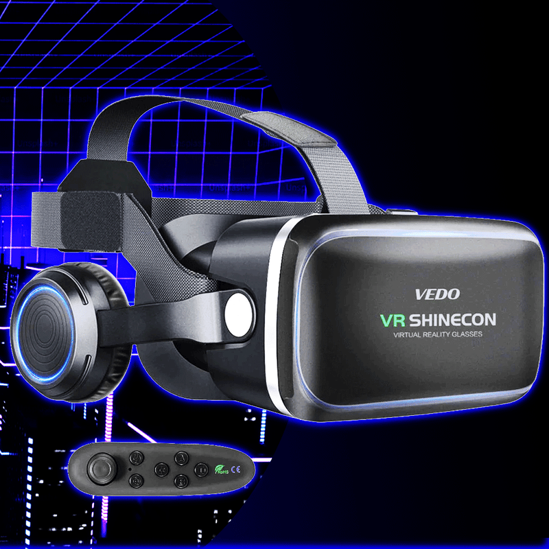Óculos VR Imersphere: Experiência 3D com Áudio Integrado | Android