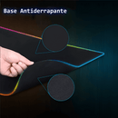 Mouse Pad Gamer Profissional 80x30cm - LED RGB 7 Cores, Superfície Speed e Base Antiderrapante