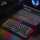 Teclado Mecânico Compacto 63 Teclas ABNT2 - Switch Mecânico e Design Slim