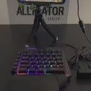 Kit Completo Gamer Mobilador Evolut™ Teclado One Hand com Mouse